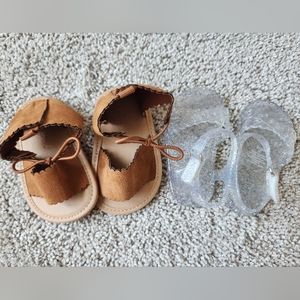 Set of 2 baby summer shoes